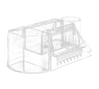 POPETPOP Soporte Transparente para Brocas de Torno y Pulidor de Uñas Organizador Duradero de Herramientas de Manicura y Pedicura Caja Práctica para Almacenamiento Profesional de Fresas