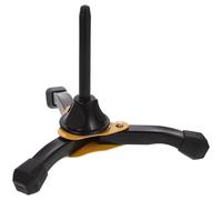 POPETPOP Soporte Trípode Plegable para Clarinete Oboe y Flauta Diseño Reforzado y Portátil Accesorio Estable para Instrumentos de Viento Color Amarillo Elegante