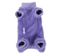 POPETPOP Suéter de Felpa para Gatos sin Pelo, Ropa de Invierno para Mantener Cálido, Fácil de Limpiar, Adecuado para Actividades Diarias en Tiempo Frío, Mediana Púrpura