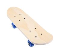 POPETPOP Tabla de Skate de Madera sin terminar, Tablas de Skate para, Letrero de patineta en Blanco de 7 Capas, 43 cm x 12,5 cm, Uso en Skateboarding y Actividades de Bricolaje