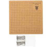 POPETPOP Tablero de Corcho para Proyecto de Pulsera, Tablero de Macramé de Corcho, Marrón, Portátil, sin Dañar la Superficie, para Principiantes, para Anudar Pulseras y Nudos Decorativos