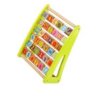 POPETPOP Tablero de Educativo para Juguete Montessori de Alfabeto y Matemáticas de Aprendizaje Infantil con Letras y Números Seguro y Didáctico para Niñas