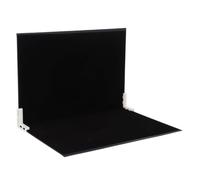 POPETPOP Tablero de Fotografía Plegable de Cartón Estructura Doble Cara de Terciopelo Negro, Absorción de Luz para Productos Pequeños en Mesa Plana