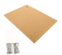 POPETPOP Tablero Macramé de Corcho con Rejilla y Pines T Kit Reutilizable para Pulseras y Manualidades de Anudado para Principiantes y Proyectos de Trenzado