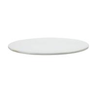 POPETPOP Tablero Redondo de Cerámica Blanco para Cerámica y Alfarería, Plataforma Estable para Pintar Distribución Uniforme de Calor en Estudio de Artesanía