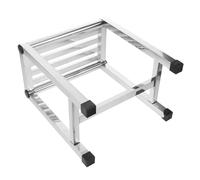 POPETPOP Taburete de Ducha para Baño Banco Baño de Acero Inoxidable Plata Asiento Estable y Seguro para Jardín y Entrenamiento Adultos