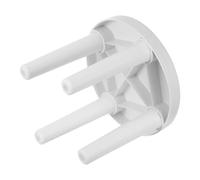 POPETPOP Taburete Redondo de Plástico Antideslizante, Taburete Baño Portátil, Asiento de 25 Cm X 21 Cm Adecuado para Cambio de Zapatos y Uso en Hogar