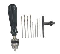 POPETPOP Taladro Manual de Carpintería y Portátil Herramienta Ergonómica Antideslizante para Perforar Madera y Diseño Compacto y Ligero para Uso Cómodo y Almacenamiento Fácil