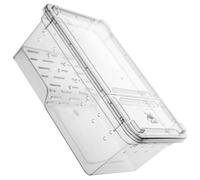 POPETPOP Tanque para Reptiles y Tortugas Plataforma de Descanso y Caja Transparente Grande, Adecuado para Ejercicio y Alimentación de Mascotas Acuáticas