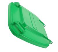 POPETPOP Tapa para Cubo de Basura de Exterior 50 Litros Abatible Plástico Verde Resistente a Rayos UV Protección para Jardín y Espacios Públicos Fácil Limpieza y Sellado Eficaz