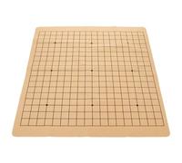 POPETPOP Tapete de Juego de Mesa Plegable de Ajedrez Xiangqi en PU, Tablero Doble Cara Portátil para Jugadores Principiantes y Avanzados en Espacios Pequeños y Viajes
