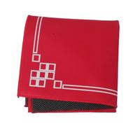 POPETPOP Tapete de Mahjong Antideslizante y Engrosado 70X70 CM Rojo Reducción de Ruido para Juegos de Mesa y Poker