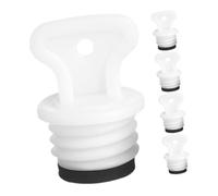 POPETPOP Tapón de Goma para Bolsa de Agua Caliente 18 MM 5 Unidades Accesorio Antifugas Sello Roscado Repuesto Compatible para Bolsas Térmicas Adecuado para Terapias de Calor en