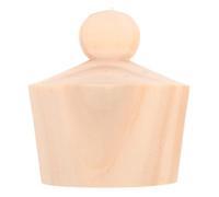 POPETPOP Tapón de Vino de Madera Hermético para Conservar el Aroma del Licor en Botellas y Frascos con Diseño Cónico y Pomo para Adecuado para Manualidades y Mesas de Comedor