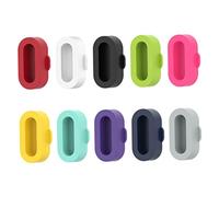 POPETPOP Tapones Antipolvo para Reloj Inteligente, Accesorios para Smartwatch Compatibles 7, 3/3s, 4 y Swim 2, Diseño Colorido, Protección del Puerto de Carga, Paquete de 10 Unidades