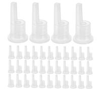 POPETPOP Tapones de Plástico Pp para Botellas de Aceites Esenciales, 200 Piezas Protección Antigoteo y Control Preciso para Elaboración DIY