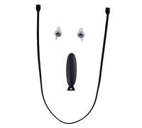 POPETPOP Tapones para Dormir Reducción de Ruido y Efecto Antichoque, de Silicona Funda Negra y Filtro para Uso en Viajes y Descanso