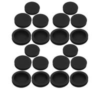 POPETPOP Tapones Redondos de Silicona para Hucha 20 Piezas Varios Tamaños 28 30 32 34 36 MM Tapones de Repuesto para Alcancías Cierre Hermético Seguro para Tarro de Monedas