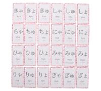 POPETPOP Tarjetas Didácticas Japonesas para Portátil con Anilla Aprendizaje Rápido de Hiragana y Katakana Herramienta Educativa para Estudio y Refuerzo de Vocabulario Español