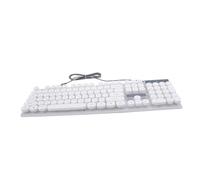 POPETPOP Teclado USB Glowing Teclas Redondas Teclado Creativo y Práctico para Ordenador Diseño Ergonómico y Portátil