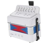 POPETPOP Teclas Acordeón Juguete Educativo para Bebés Instrumento Musical Portátil Seguro de Abs Desarrollo de Ritmo para Niñas