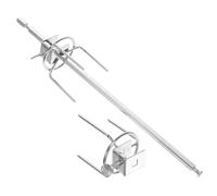 POPETPOP Tenedores Buena Capacidad de Carga y Fácil Desmontaje para Parrilla de Acero Inoxidable Adecuado para Asador de Pollos y Barbacoas en Cocina Casera