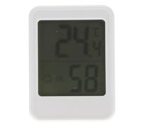 POPETPOP Termómetro Digital Interior con Higrómetro de Alta Precisión Medidor de Temperatura y Humedad para Hogar Oficina y Habitación de Práctico y Portátil Pantalla Fácil de Leer