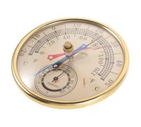 POPETPOP Termómetro y Higrómetro para Interiores con Medidor de Temperatura y Humedad Ambiental Diseño Resistente de Vidrio y Plástico Fácil de Montar Pared para Hogar Jardín y Habitación