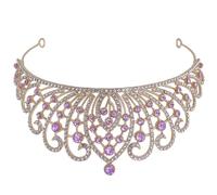 POPETPOP Tiara de Novia para Boda Aleación de Zinc y Rhinestone, Accesorios Cabello No se Quiebran Desvanecen, Adecuado para Ocasiones Obsequios y Bodas