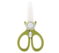 POPETPOP Tijeras de Cerámica Hojas Afiladas para Cortar Alimentos y Material Seguro Herramienta Portátil Ideales para Cortar Fideos y Verduras para Cocina en Casa y Viaje