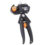POPETPOP Tijeras para Injertar Árboles Frutales Negra Fácil y Rápida de Acero al Carbono, Herramienta de Jardín para Aumentar el Éxito en Injertos Color Aleatorio | Uso Rápido y Sencillo, Piezas Reemplazables, para Árboles Frutales y Plantas Color Aleatorio