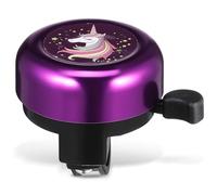 POPETPOP Timbre de Bicicleta para Niñas Campana de Ciclismo de Montaña y Diseño de Balón de Fútbol, Accesorio para Bicicletas Seguro y Resistente para Fiesta Verano