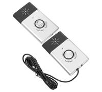 POPETPOP Timbre Inteligente Comunicación Inalámbrica y Cobertura de Larga Distancia para Hotel y Villas, Material Plástico Color Plata Serie H6 4 Baterías AAA