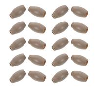 POPETPOP Tiradores de Cordón de Madera en Forma de Oliva Agarre Cómodo y Diseño Ligero 20 para Persianas Romanas Ideales para Accesorios y Repuestos de Cortinas