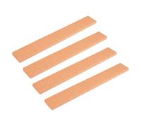 POPETPOP Tiras de Corcho Gruesas sin Marco 5 X 38 Cm con Chinchetas, Tablero de Anuncios Natural para Oficina, Manualidades y Decoración en Casa, Juego de 4 Piezas