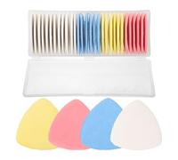 POPETPOP Tizas de Sastre Triangulares de Yeso y Plástico para Coser Ropa, 30 Piezas en Varios Colores, Marcadores Precisos y Fáciles de Sostener para Costura y Confección Color Aleatorio