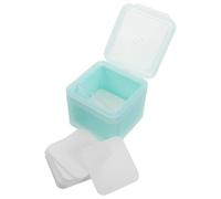 POPETPOP Toallitas de Algodón Seco Hidrogel para Hidratación Rápida y Liberación Continua de Esencia, 120 Piezas en Formas Cuadradas y Circulares de Color Blanco