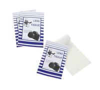 POPETPOP Toallitas Secas para Limpieza de Lentes de Gafas y Cámaras Papel Desechable 15X10 CM 200 Unidades 4 Bloques de 50 Portátil para Pantallas Microscopios y Teléfonos