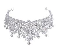 POPETPOP Tocado de Novia para Boda Aleación de Zinc y Rhinestone, Tiaras para Mujeres Resistentes Que No Se Desvanecen ni Se Rompen, Adecuado para Cumpleaños y Presentaciones en Escenario