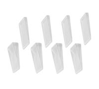 POPETPOP Topes de Puerta Transparentes de PVC Tamaño Grande y Pequeño, Cuñas Niveladoras Antideslizantes para Muebles y Mesas, Calzas de Seguridad para Puertas en Hogar y Oficina, Juego