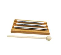 POPETPOP Trío de Campanas de Xilófono de Madera para Juguete Musical de Percusión con Tubos Metálicos de Notas para Desarrollo Musical Infantil y Gestión del Aula