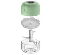 POPETPOP Trituradora de Ajo Eléctrica Inalámbrica 100 Ml, Mini Trituradora de Verduras y Alimentos Portátil, Procesador Compacto para Cocina Doméstica, Acero Inoxidable y Plástico, Uso