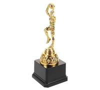 POPETPOP Trofeo de Baloncesto de Plástico Pequeño 22 Cm, Premio Dorado para Torneo Infantil, Copa de Reconocimiento para Ganadores en Competiciones Deportivas y Eventos Reutilizable