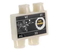 POPETPOP Tubo De Afinación Para Guitarra y Ukelele, 4 Orificios, Plástico Blanco, Afinador Preciso Para Músicos Profesionales y Principiantes, Accesorio Acústico y Eléctrico Para Instrumento Musical