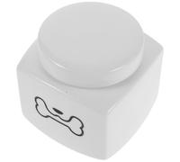 POPETPOP Urna Conmemorativa para Cenizas de Perro y Gato Urna Funeraria de Cerámica Resistente al Calor y Arañazos Caja de Recuerdo Diseño de Hueso y Huella de Pata Adecuado para