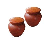 POPETPOP Urnas Pequeñas de Madera 2 Piezas Portátiles Superficie Lisa para de y para Uso en Memorial