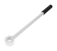 POPETPOP Varilla Tirador de Cortina en Aleación de Aluminio y Plástico Plata, Resistente y No Deformable, Asistente para Abrir Ventanas en Hogar y Oficina