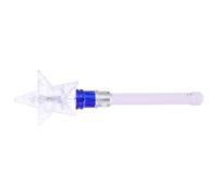 POPETPOP Varita Mágica Luminosa Azul de Plástico Diseño Giratorio Único para Bodas y Fans, Barra Luminosa Versátil para Fiestas y Conciertos