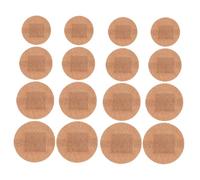 POPETPOP Vendajes Adhesivos Circulares Transpirable y Flexible de Tela Elástica Tamaños Grandes (22-38mm) 160 Piezas para Cuidado de Heridas y Protección en Yemas de Dedos, Uso Diario
