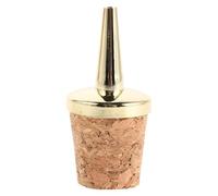 POPETPOP Vertedor para Botellas de Vino Tapón de Corcho Natural Dispensador de Aceite y Vinagre Flujo Continuo y Cierre Hermético Accesorio de Cocina para Conservación y Servicio